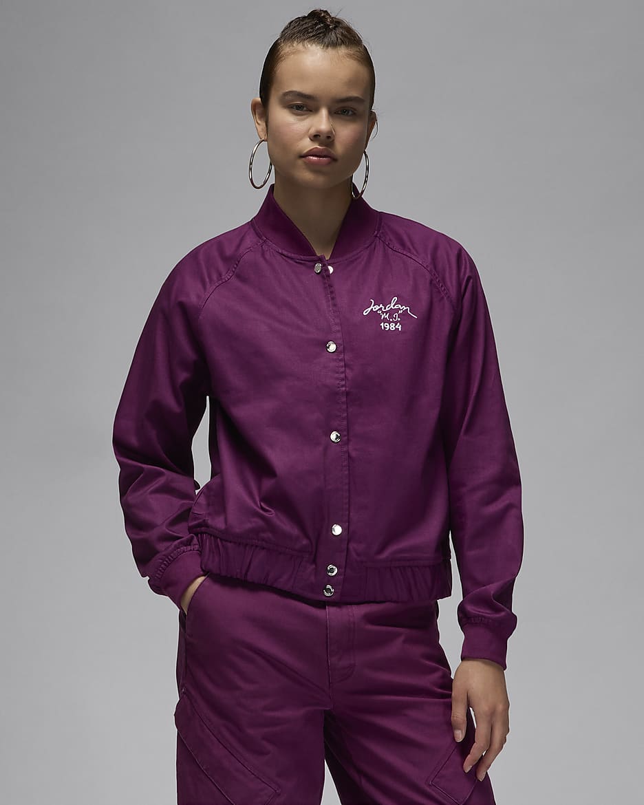 Jordan bordeaux jacket shop